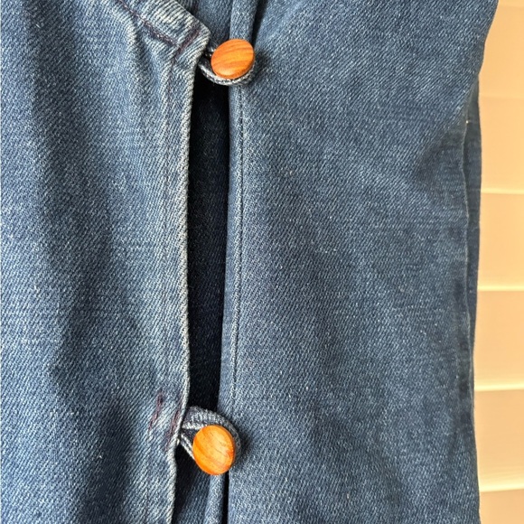 Aliya Wanek Denim Wrap Dress – Minimalist Sustainable Style, Size Small - Picture 3 of 3